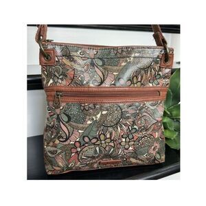 Sakroots Multicolor Floral Print Crossbody Shoulder Purse – Adjustable Strap,